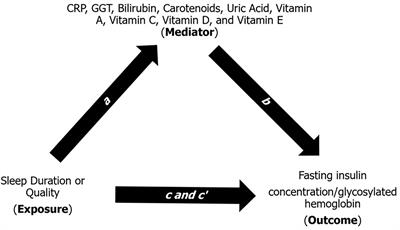 Inflammation, Oxidative Stress, and Antioxidant Micronutrients as Mediators of the Relationship Between Sleep, Insulin Sensitivity, and Glycosylated Hemoglobin